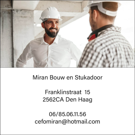 Miran Bouw en Stukadoor